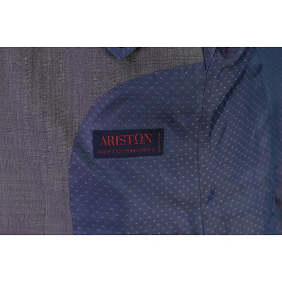 Knot Standard Custom Made Gray 2-Btn Super 130's Wool Blazer Jacket 38R - Picture 9 of 11